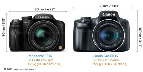 Canon PowerShot SX260 HS vs Panasonic Lumix DMC-FZ47 Karşılaştırma